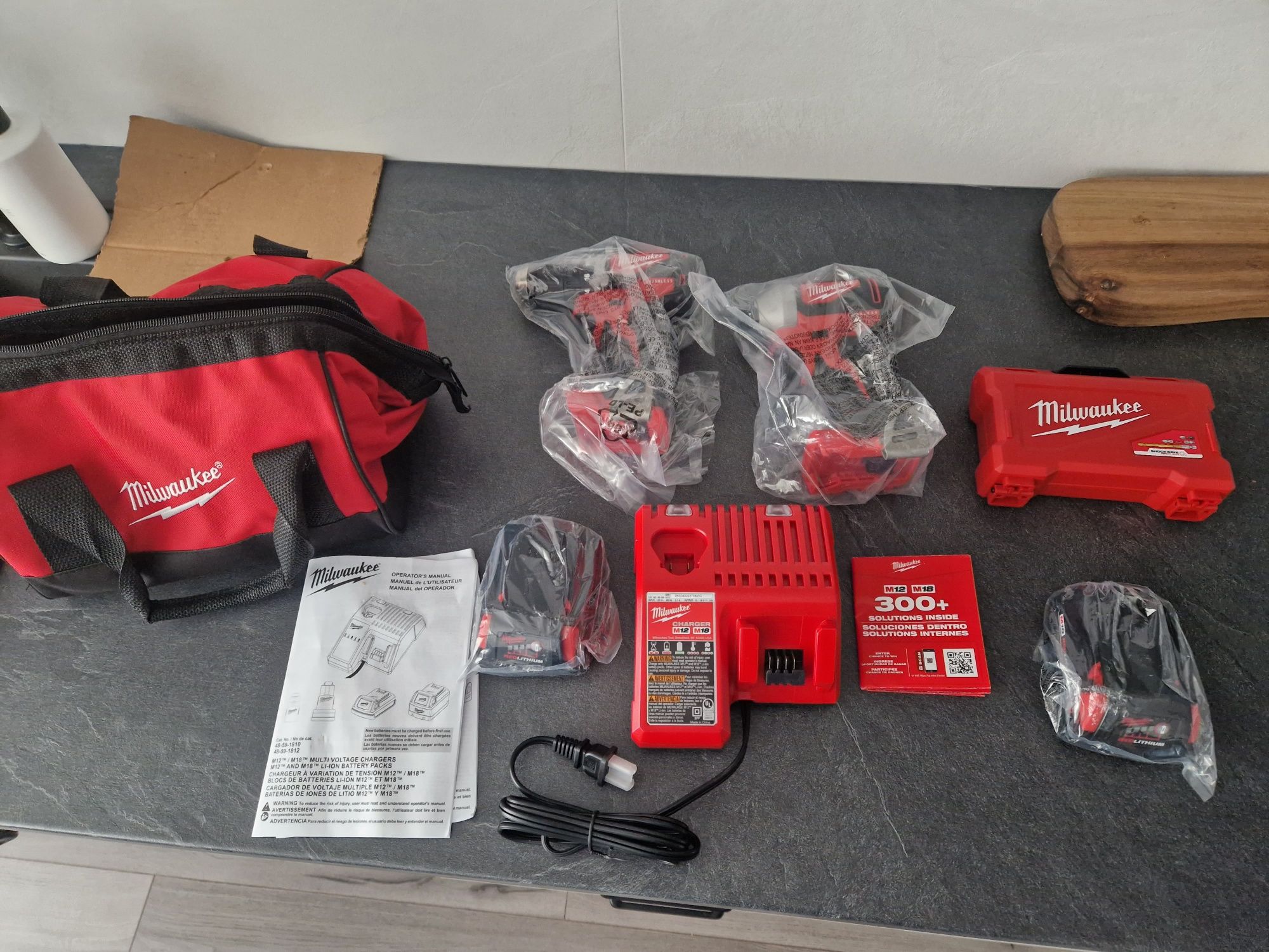 Set Milwaukee 2 scule