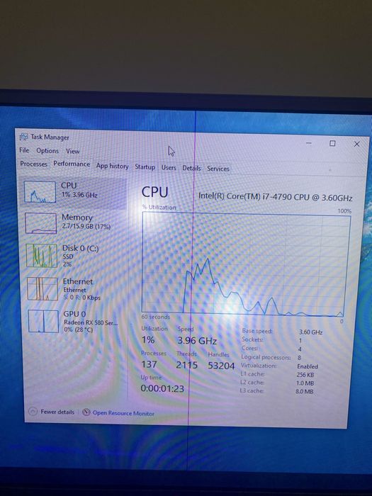 PC Light Gaming / Office i7-4790 RX 580 8Gb