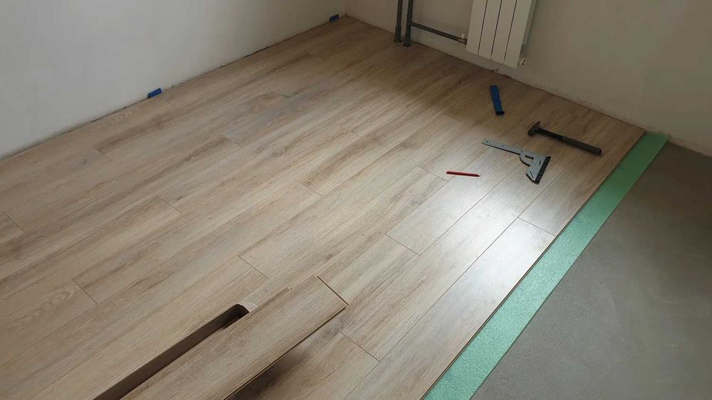 Укладка ламината 1000 тг