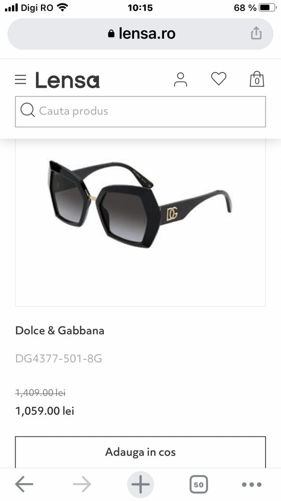 ochelari originali DG