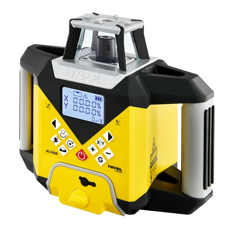 Laser rotativ Nivel System NL740R Digital, fascicul rosu
