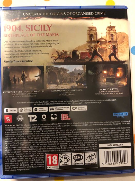 Mafia: The Old Country (PS5)