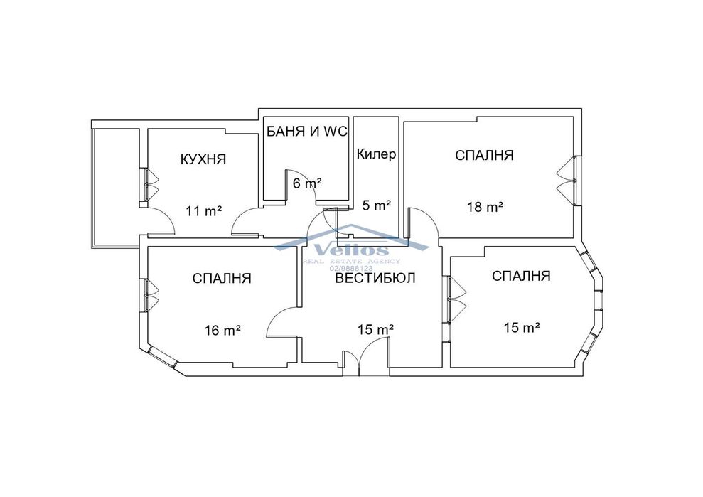 Продава 3-СТАЕН град София, Център