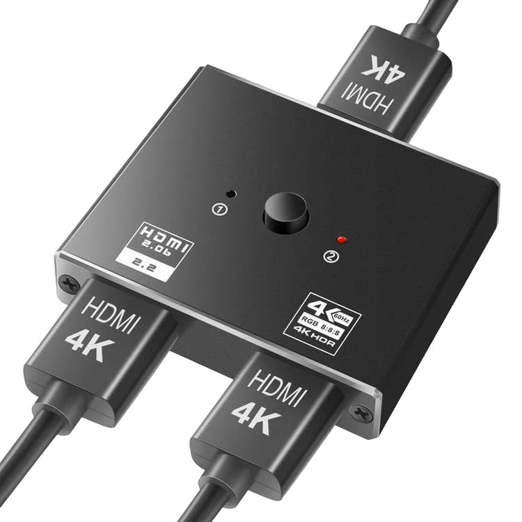 Switch Bidirectional HDMI 4K 60Hz 1x2 / 2x1 AB