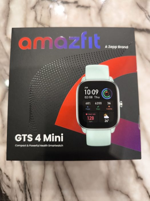Смарт часовник *Amazfit Watch GTS 4 Mini, цвят Mint*