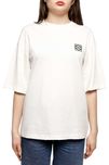 LOEWE Anagram T-shirt тениска бяла oversize размер M НОВА