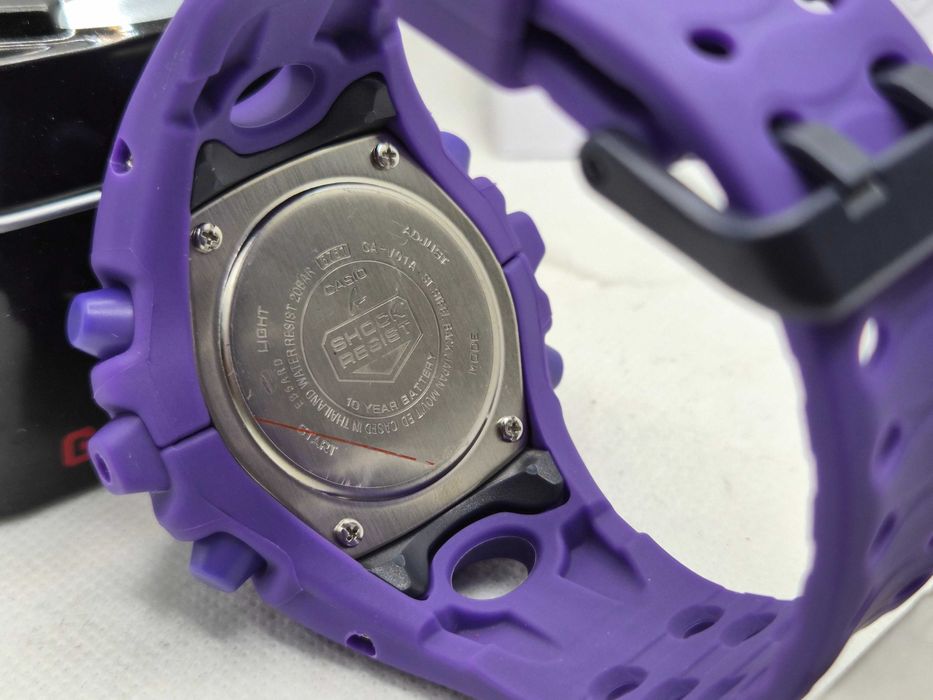 Ceas Sport Casio g shock GA-V01-2AER violet, Nou,Garantie 2 ani