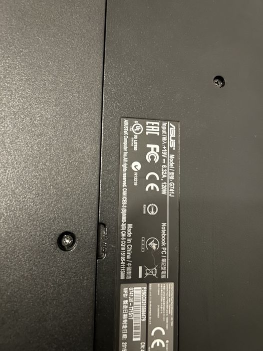 Asus Rog G741J Piese