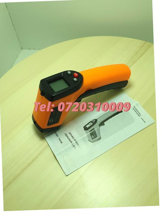 Termometru Industrial Profesional 50 380c Uni Galbennegru