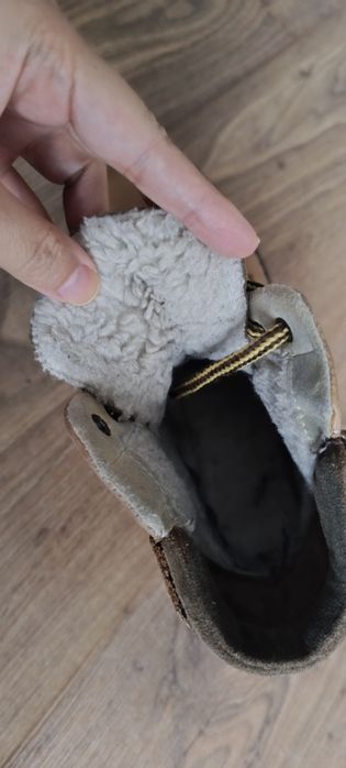 Bocanci piele întoarsă îmblăniți 37