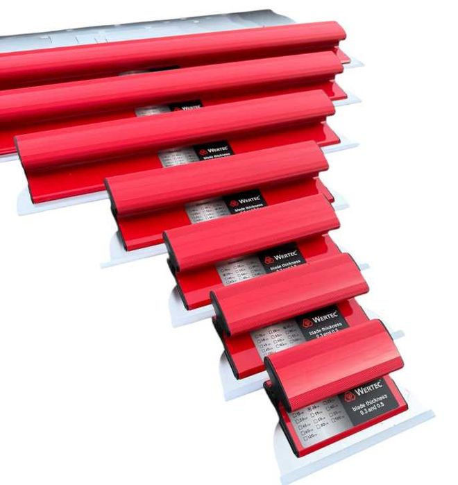 Комплект ножове за шпакловка Wertec