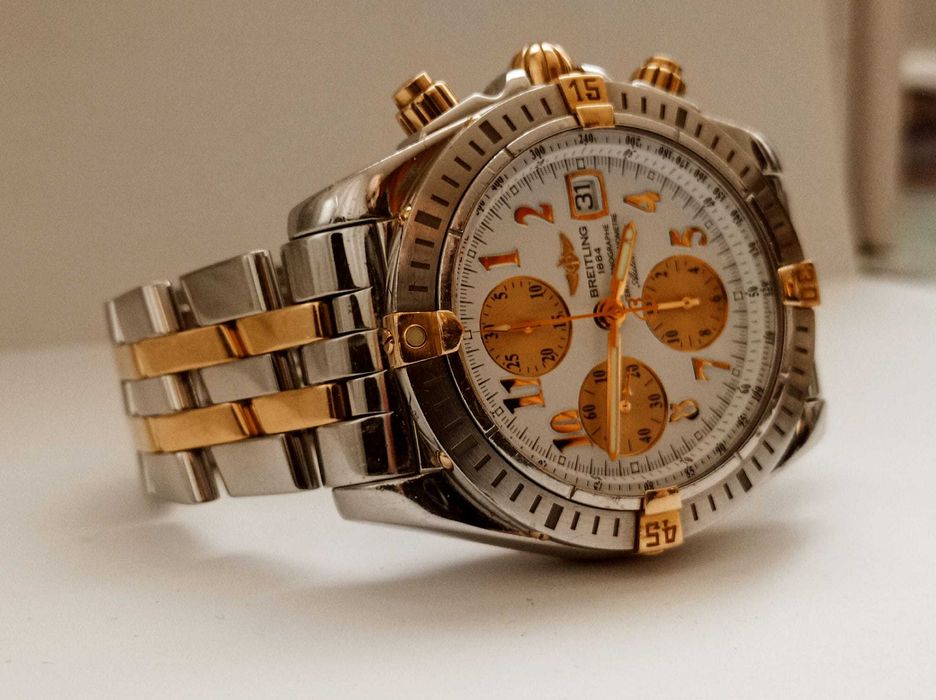 Breitling Chronomat Evolution 44mm 18ct gold/steel