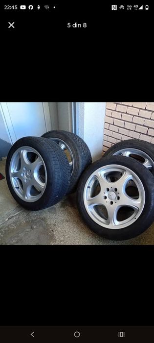 Set roti Mercedes Benz S class CL W220 W215 ANVELOPE IARNA R18