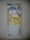 Bancnota 1000 lei din 1998 cu Mihai Eminescu