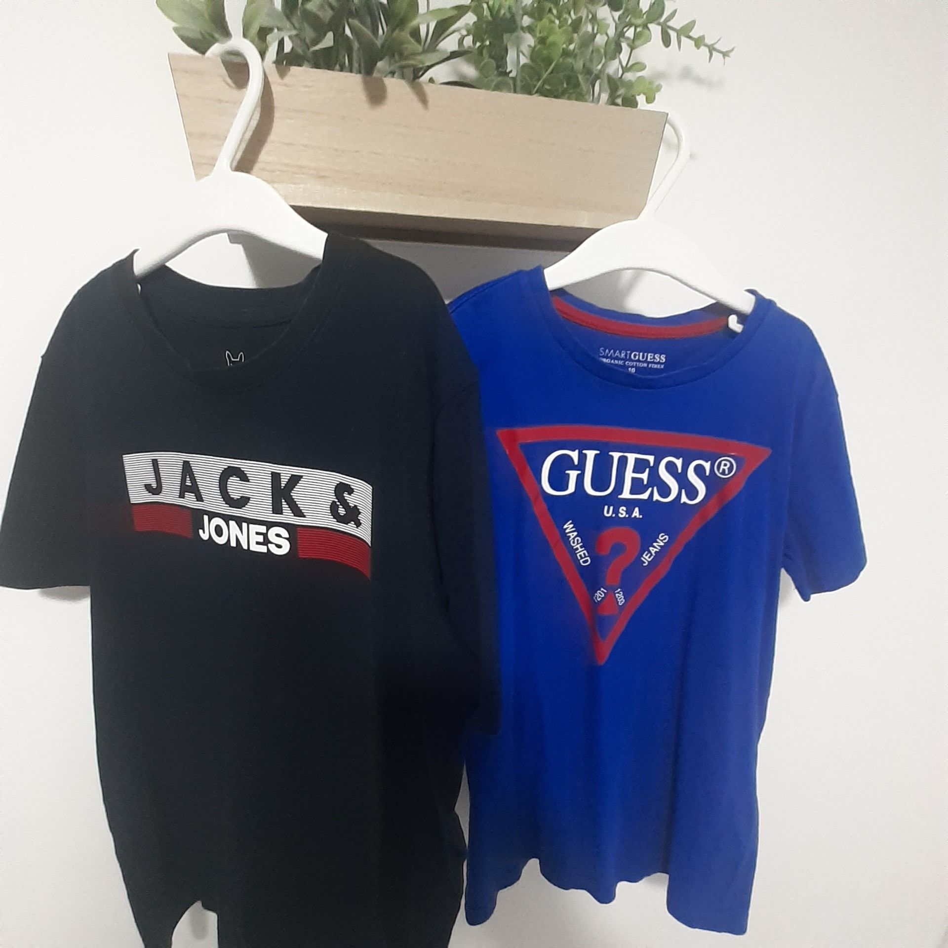 Tricouri set 4buc9/10ani Guess, Polo Ralph Lauren, jack&Jones Calvin K