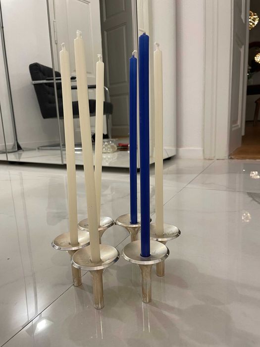 Caesar Stoffi & Fritz Nagel spaceage suport lumnare design rar arta