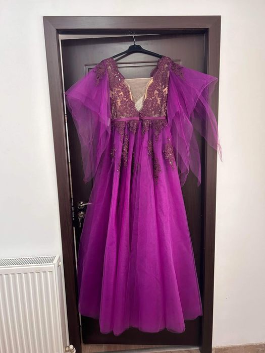 Rochie mov eleganta de seara