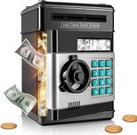Seif interactiv pentru copii pusculita electronica bancnote si monede