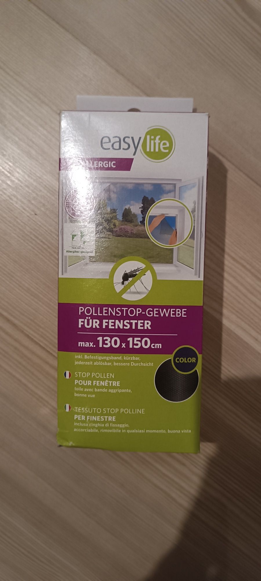 Plasa anti-polen Easylife - antracit