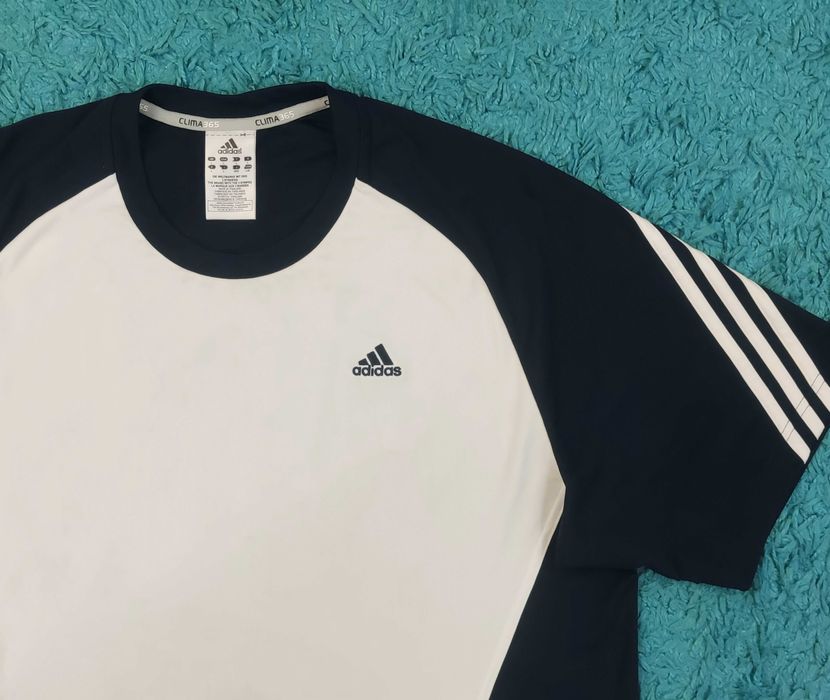 Tricou Adidas Climacool Navy Blue/White