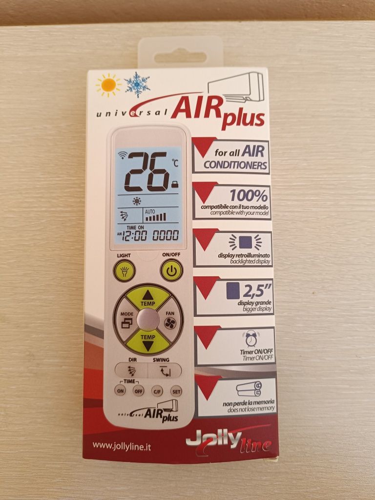 Ново универсално дистанционно за климатик AIR PLUS