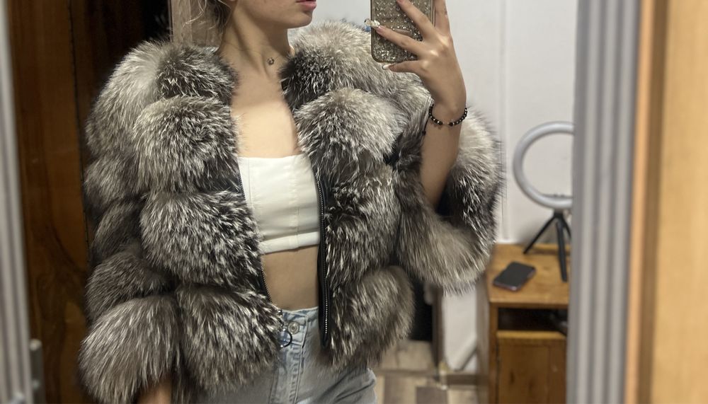 Blană naturală de vulpe