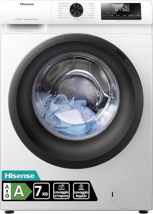 Пералня Hisense WFQE7012EVM Slim, 7 кг