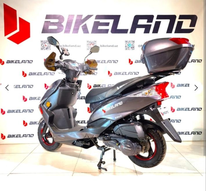 Skuter Bikeland Rocket har xil rangidan bor chegirma narxlarda