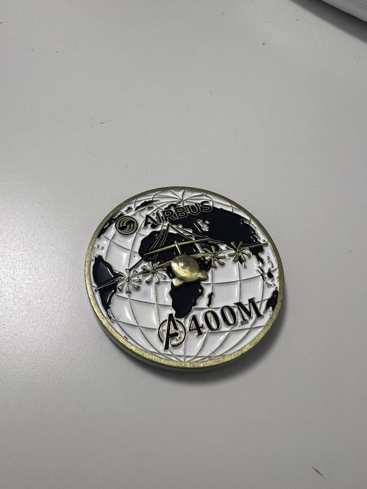 Moneda colectie Coin Airbus 400M