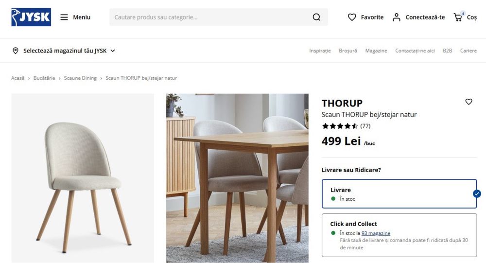 Scaune THORUP Jisk