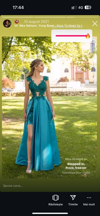 Rochie de seara, doua piese