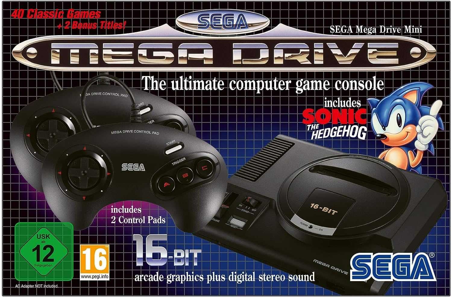 Consola SEGA MEGADRIVE MINI,the ultimate computer game console,sigilat