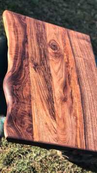 Blat lemn masiv nuc, stejar, brad , cires  pentru baie / bucatarie