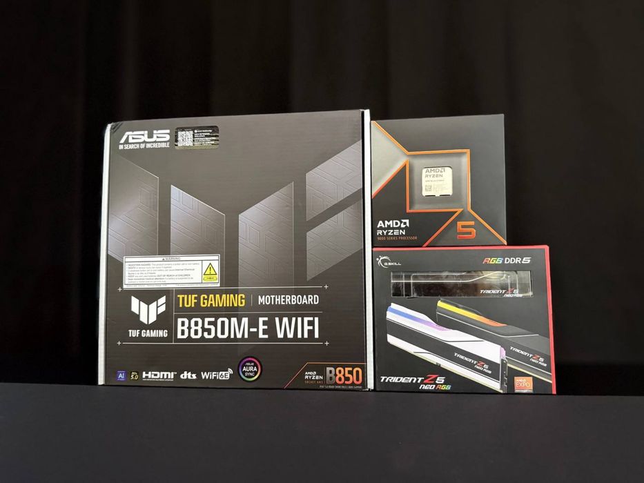 Amd Ryzen 5 9600X | TUF Gaming B850M-E WiFi | G.Skill 32GB 6000Hz cl30