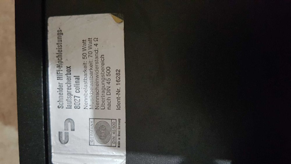 BOXE Schneider Germania 70W