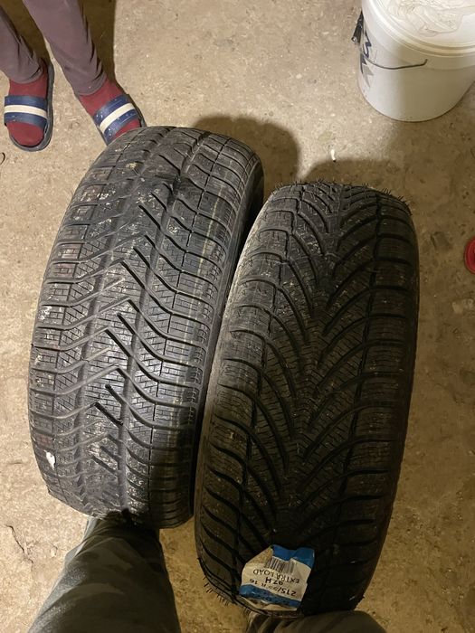 Vând volan audi A4 & două cauciucuri noi 205/55/R16 & 215/55/R16