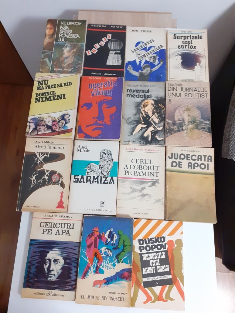 Cărți Th Constantin, H.Zinca, H.Tecuceanu,Aventura, Enigma, Sfinx, etc