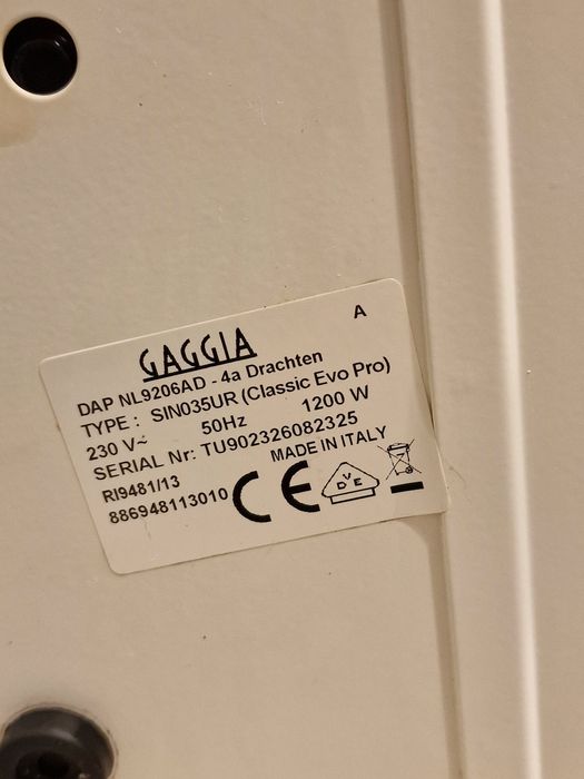 Gaggia classic Evo pro espressor