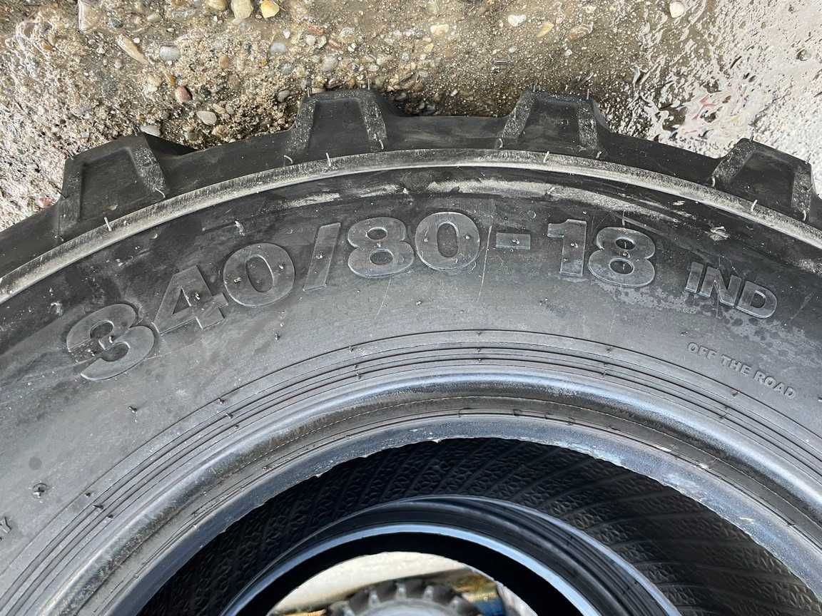 Anvelope noi JCB TEREX CAT 340/80-18 OZKA 14PLIURI Cauciucuri