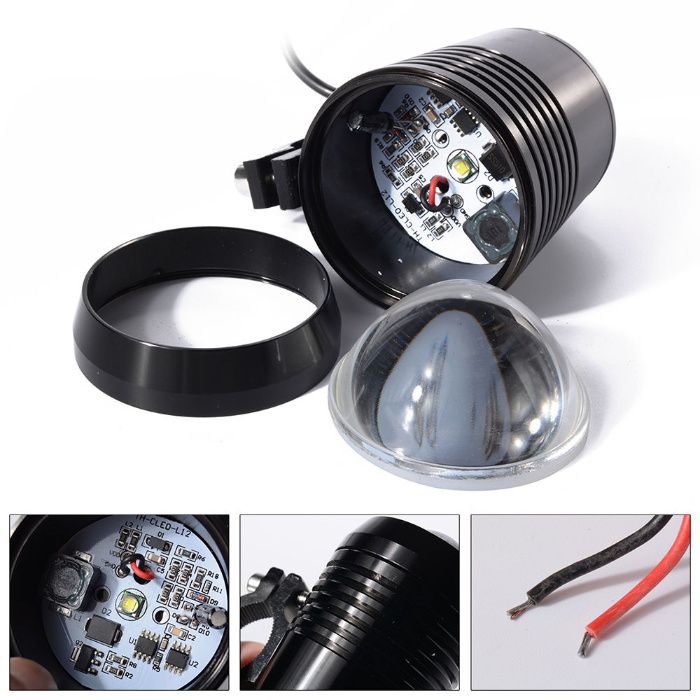 Proiectoare moto ATV Led + Lupa