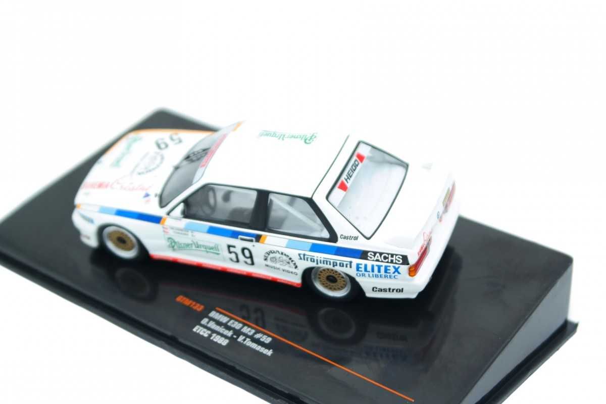 Macheta BMW M3 E30 #59 Pilsener Urquell ETCC 1988 IXO 1:43