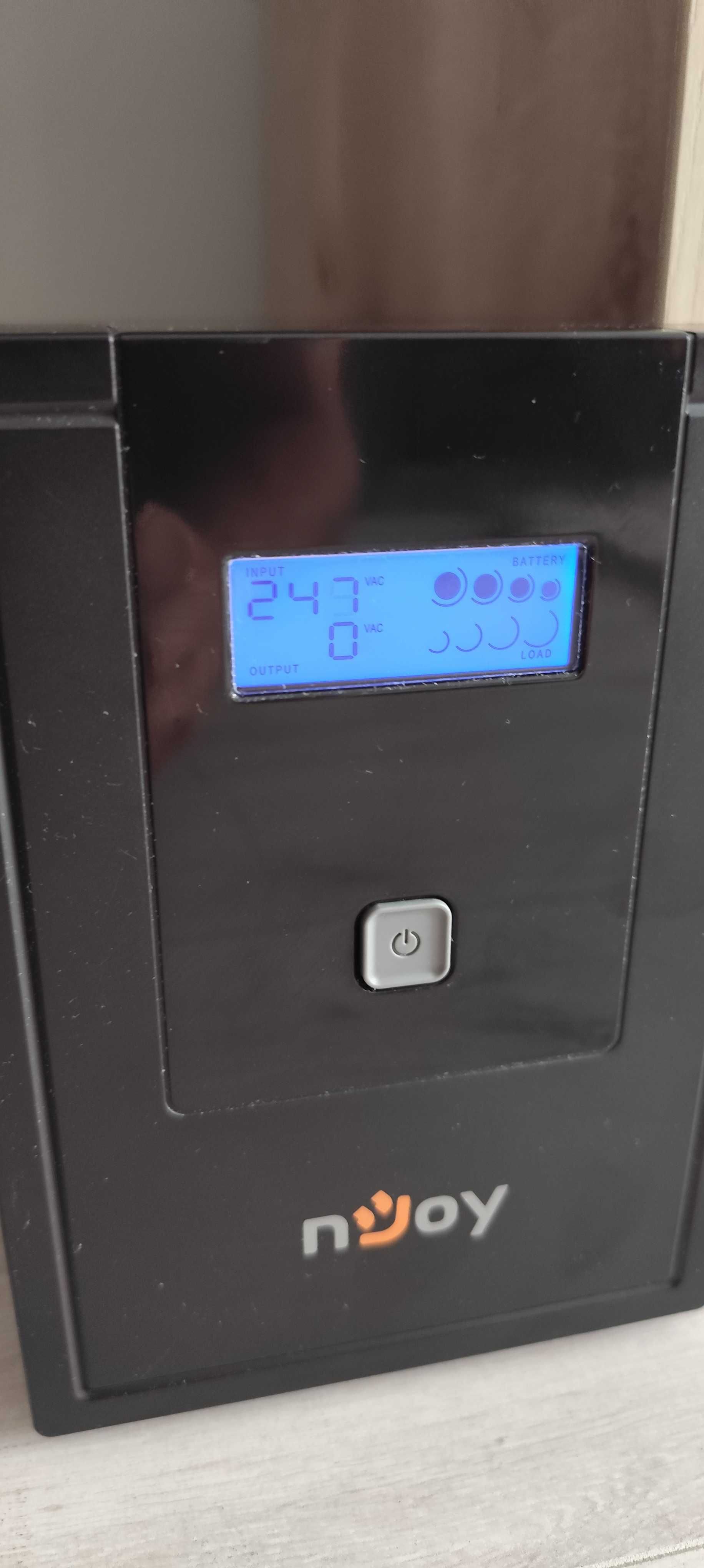 Unitate UPS NJOY Cadu 2000, 1200W, 4 Prize Schuko, Port LAN 1Gb/s