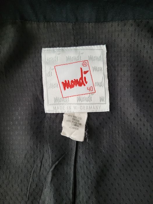 Sacou vintage din in cu broderie