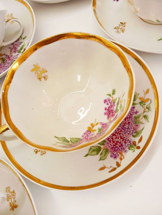 Руски порцелан. Люляк. Дулево