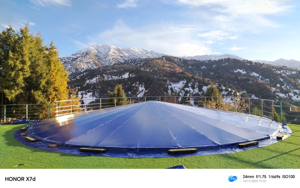 Баннер банер бассейн салафан капсула установка басен