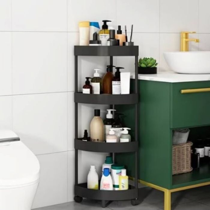 Ъглова въртяща се поставка Corner Storage Rack – максимално използване