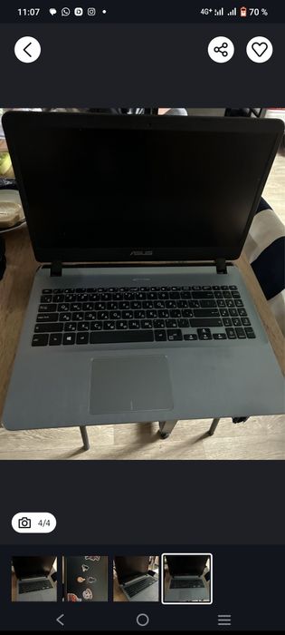 Asus vivobook 15 в хорошем состояний