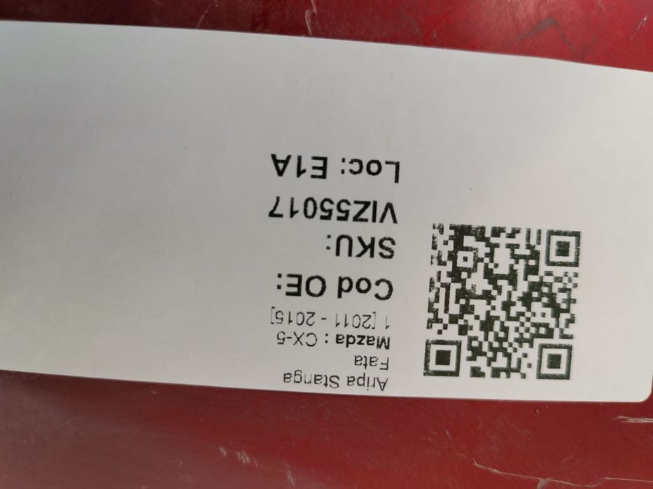 Aripa Stanga Fata Mazda  CX-5 1 2011 2012 2013 2014 2015 Originala