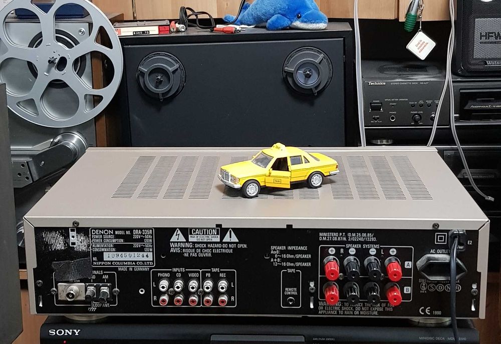 Amplificator Audio Statie Stereo Vintage DENON DRA355R SILVER