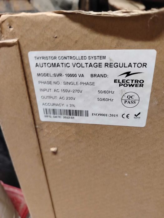 Stabilizator tensiune cu triac SVR 10000 VA